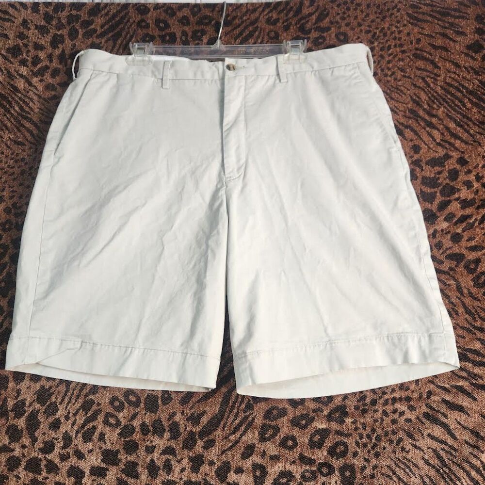 Ralph Lauren Classic Beige Chino Shorts Size 38 Preppy Casual Minimalist
